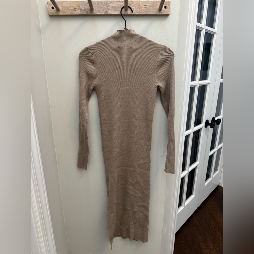 Vici Essential Mock Neck Knit Midi Dress - Picture 9 of 9